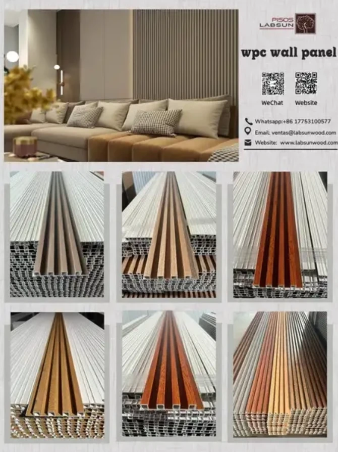 Paneles de Pared WPC La Innovación Moderna que Combina Funcionalidad y Estética