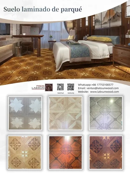 Suelo laminado de parqué Una sinfonía contemporánea de arte y utilidad