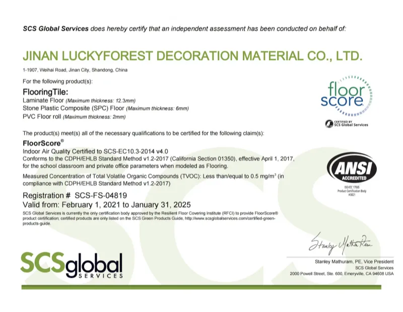 Certificado FSC Madera Sostenible LABSUN