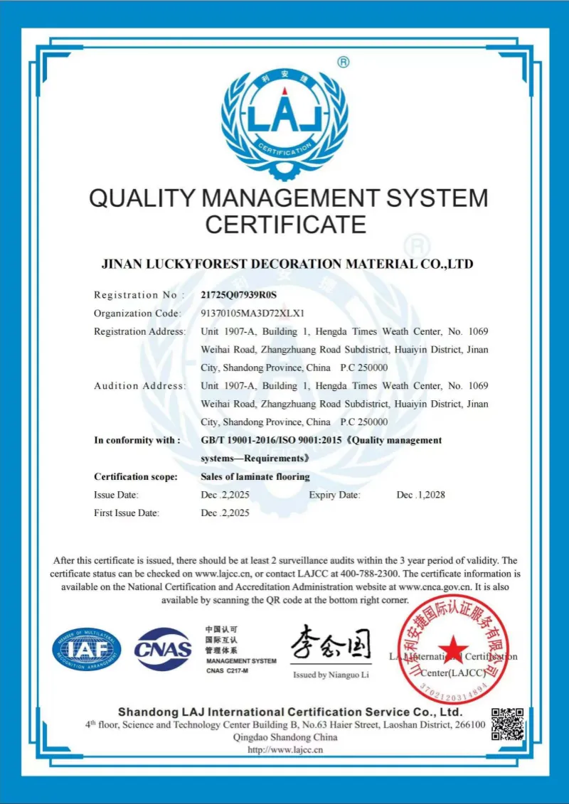 Certificado ISO9001 Calidad LABSUN
