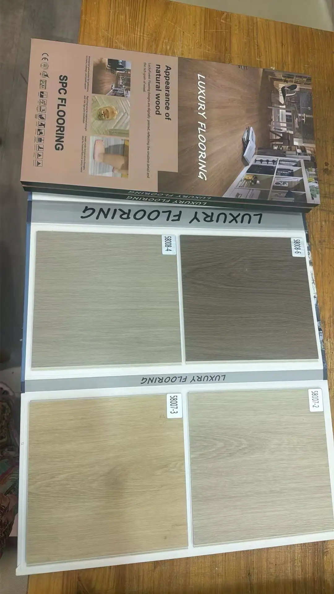 Muestras Piso Vinílico LVT LABSUN