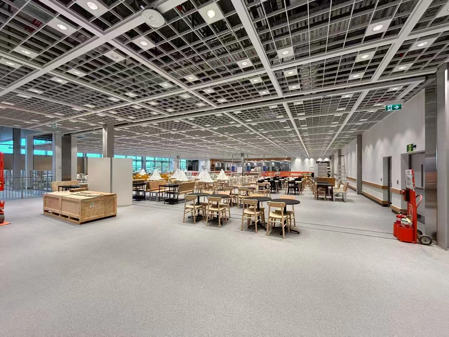 cafetería empresa piso vinílico