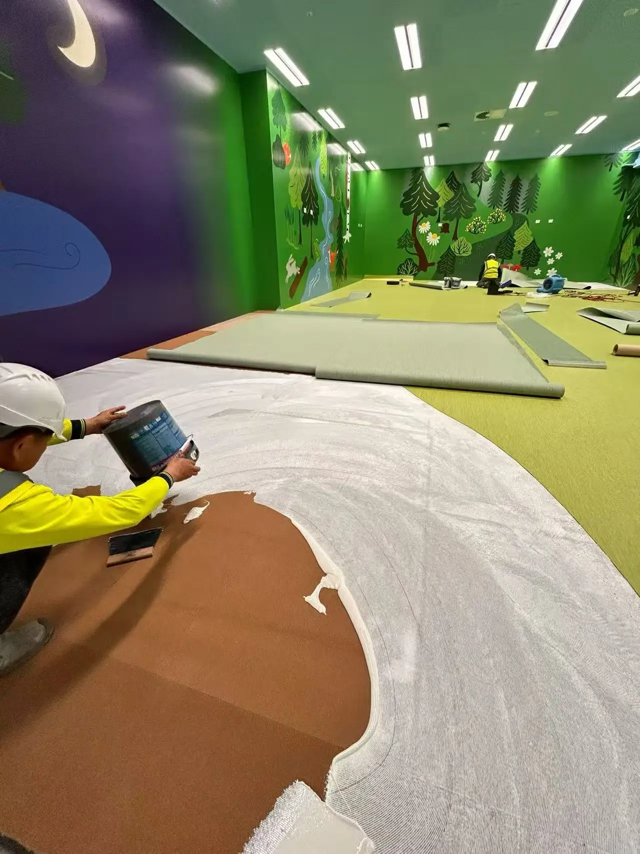 parque infantil piso vinílico